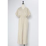 ウエスト切替Vネックオールインワン 77-003799 | BONJOUR SAGAN | 詳細画像34 