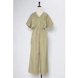 ウエスト切替Vネックオールインワン 77-003799 | BONJOUR SAGAN | 詳細画像36 