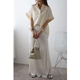 ロールアップスキッパーシャツ 77-003800 | BONJOUR SAGAN | 詳細画像1 