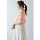 ボリューム半袖シアーブラウス 77-003815 | BONJOUR SAGAN | 詳細画像7 