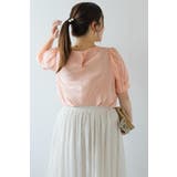 ボリューム半袖シアーブラウス 77-003815 | BONJOUR SAGAN | 詳細画像9 