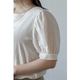 ボリューム半袖シアーブラウス 77-003815 | BONJOUR SAGAN | 詳細画像17 