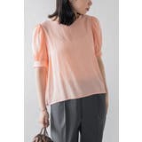 ボリューム半袖シアーブラウス 77-003815 | BONJOUR SAGAN | 詳細画像26 