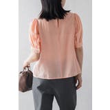 ボリューム半袖シアーブラウス 77-003815 | BONJOUR SAGAN | 詳細画像30 