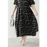 ウエストドロストリボン花柄ワンピース 77-003821 | BONJOUR SAGAN | 詳細画像7 