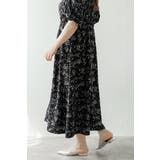 ウエストドロストリボン花柄ワンピース 77-003821 | BONJOUR SAGAN | 詳細画像8 