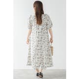 ウエストドロストリボン花柄ワンピース 77-003821 | BONJOUR SAGAN | 詳細画像13 