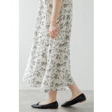 ウエストドロストリボン花柄ワンピース 77-003821 | BONJOUR SAGAN | 詳細画像17 