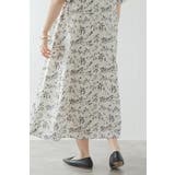 ウエストドロストリボン花柄ワンピース 77-003821 | BONJOUR SAGAN | 詳細画像18 