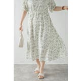 ウエストドロストリボン花柄ワンピース 77-003821 | BONJOUR SAGAN | 詳細画像29 