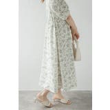 ウエストドロストリボン花柄ワンピース 77-003821 | BONJOUR SAGAN | 詳細画像30 