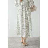 ウエストドロストリボン花柄ワンピース 77-003821 | BONJOUR SAGAN | 詳細画像31 