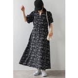 ウエストドロストリボン花柄ワンピース 77-003821 | BONJOUR SAGAN | 詳細画像34 