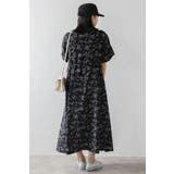 ウエストドロストリボン花柄ワンピース 77-003821 | BONJOUR SAGAN | 詳細画像38 