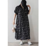 ウエストドロストリボン花柄ワンピース 77-003821 | BONJOUR SAGAN | 詳細画像40 