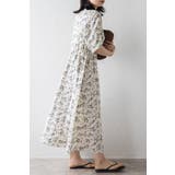 ウエストドロストリボン花柄ワンピース 77-003821 | BONJOUR SAGAN | 詳細画像45 