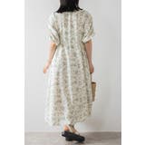 ウエストドロストリボン花柄ワンピース 77-003821 | BONJOUR SAGAN | 詳細画像56 