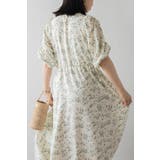 ウエストドロストリボン花柄ワンピース 77-003821 | BONJOUR SAGAN | 詳細画像57 