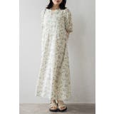 ウエストドロストリボン花柄ワンピース 77-003821 | BONJOUR SAGAN | 詳細画像58 