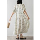 ウエストドロストリボン花柄ワンピース 77-003821 | BONJOUR SAGAN | 詳細画像60 