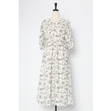 ウエストドロストリボン花柄ワンピース 77-003821 | BONJOUR SAGAN | 詳細画像63 