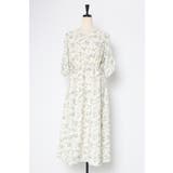 ウエストドロストリボン花柄ワンピース 77-003821 | BONJOUR SAGAN | 詳細画像64 