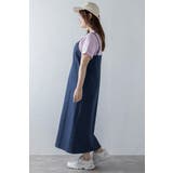 フロントジップデニムキャミワンピース 77-003823 | BONJOUR SAGAN | 詳細画像4 