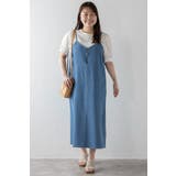 フロントジップデニムキャミワンピース 77-003823 | BONJOUR SAGAN | 詳細画像12 