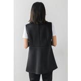 ダンボールポンチペプラムベスト 77-003825 | BONJOUR SAGAN | 詳細画像4 