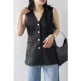 ダンボールポンチペプラムベスト 77-003825 | BONJOUR SAGAN | 詳細画像11 