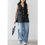 ダンボールポンチペプラムベスト 77-003825 | BONJOUR SAGAN | 詳細画像12 