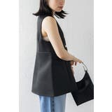 ダンボールポンチペプラムベスト 77-003825 | BONJOUR SAGAN | 詳細画像13 