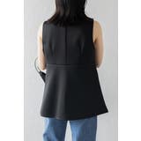 ダンボールポンチペプラムベスト 77-003825 | BONJOUR SAGAN | 詳細画像15 