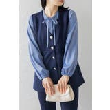 ダンボールポンチペプラムベスト 77-003825 | BONJOUR SAGAN | 詳細画像29 