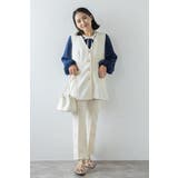 ダンボールポンチペプラムベスト 77-003825 | BONJOUR SAGAN | 詳細画像30 