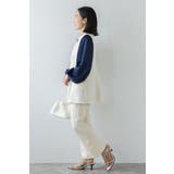 ダンボールポンチペプラムベスト 77-003825 | BONJOUR SAGAN | 詳細画像32 