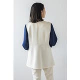 ダンボールポンチペプラムベスト 77-003825 | BONJOUR SAGAN | 詳細画像34 