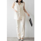 ダンボールポンチペプラムベスト 77-003825 | BONJOUR SAGAN | 詳細画像42 