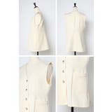 ダンボールポンチペプラムベスト 77-003825 | BONJOUR SAGAN | 詳細画像48 