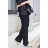 袖タックペプラムブラウス×フロントスリットパンツセットアップ 77 003835 | BONJOUR SAGAN | 詳細画像8 