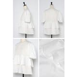 袖タックペプラムブラウス×フロントスリットパンツセットアップ 77 003835 | BONJOUR SAGAN | 詳細画像27 