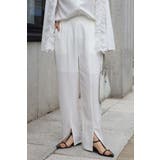 オーガンジードッキングケープブラウス×フロントスリットパンツセットアップ 77 … | BONJOUR SAGAN | 詳細画像10 