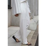 オーガンジードッキングケープブラウス×フロントスリットパンツセットアップ 77 … | BONJOUR SAGAN | 詳細画像11 