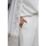 オーガンジードッキングケープブラウス×フロントスリットパンツセットアップ 77 … | BONJOUR SAGAN | 詳細画像13 