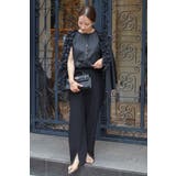 オーガンジードッキングケープブラウス×フロントスリットパンツセットアップ 77 … | BONJOUR SAGAN | 詳細画像28 