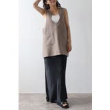 ウェーブネックチュニックベスト 77-003839 | BONJOUR SAGAN | 詳細画像1 