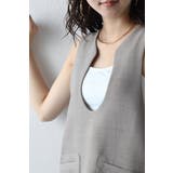 ウェーブネックチュニックベスト 77-003839 | BONJOUR SAGAN | 詳細画像6 