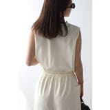 ウエストドロストノースリーブVネックオールインワン 77-003840 | BONJOUR SAGAN | 詳細画像7 