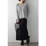 Vネックサマーツイードプルオーバー 77-003863 | BONJOUR SAGAN | 詳細画像3 