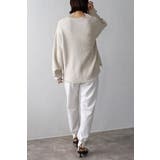 Vネックサマーツイードプルオーバー 77-003863 | BONJOUR SAGAN | 詳細画像16 